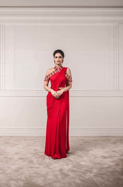 Concept Saree with Embellished Blous