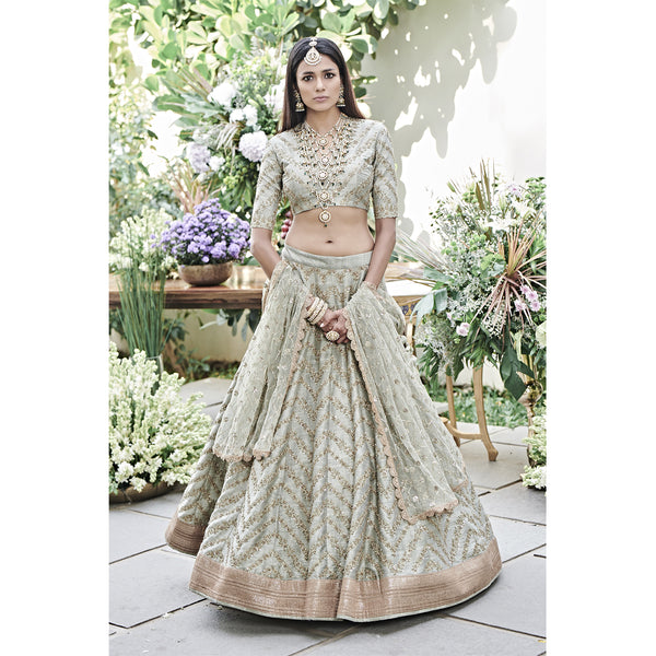 Mint Green Lehenga Set