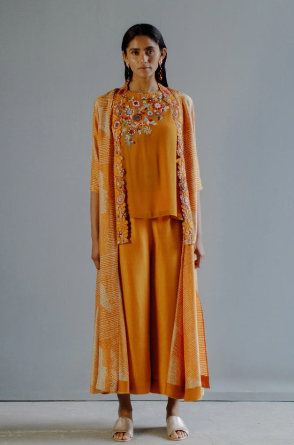 Mangal Suzni Print cape set