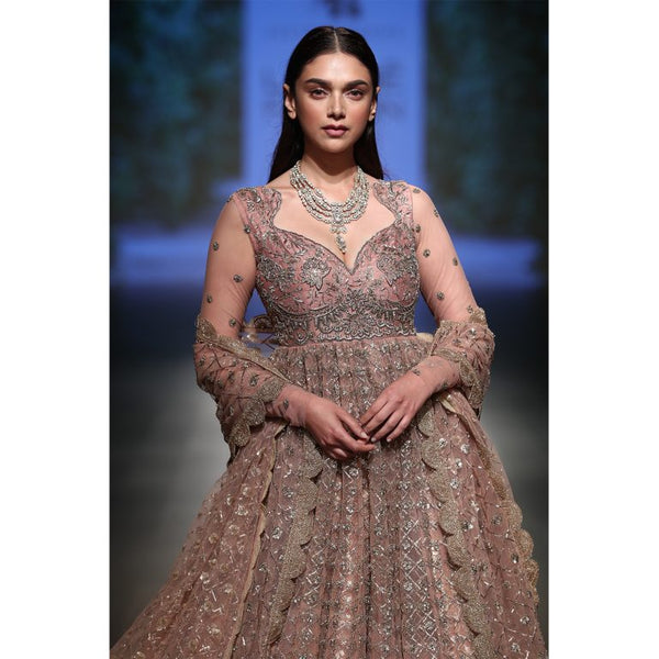 Blush Pink Gotta Patti Lehenga Set