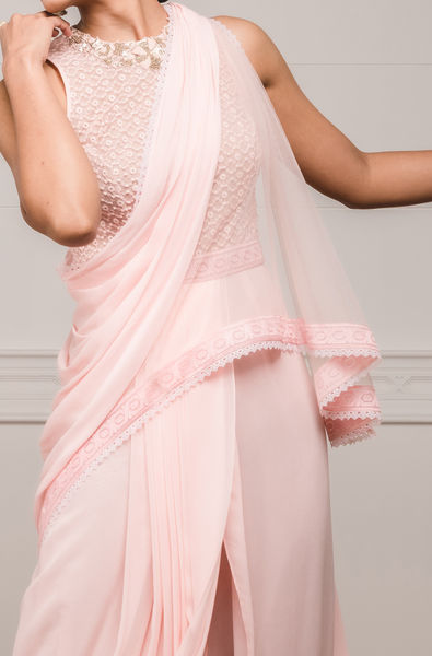 Draped Dhoti Saree