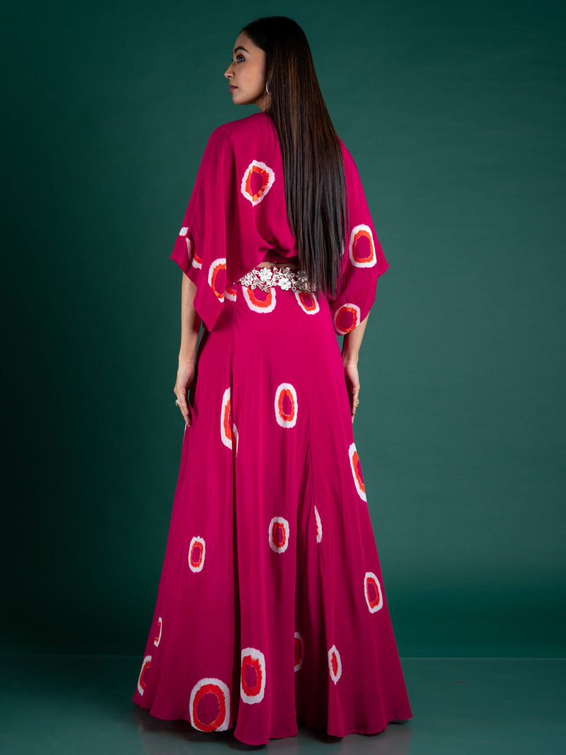 Kaftan Top & Lehenga Set