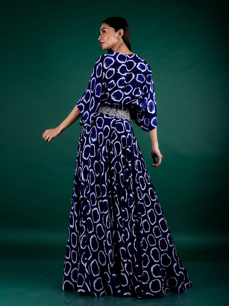 Kaftan Top & Lehenga Set