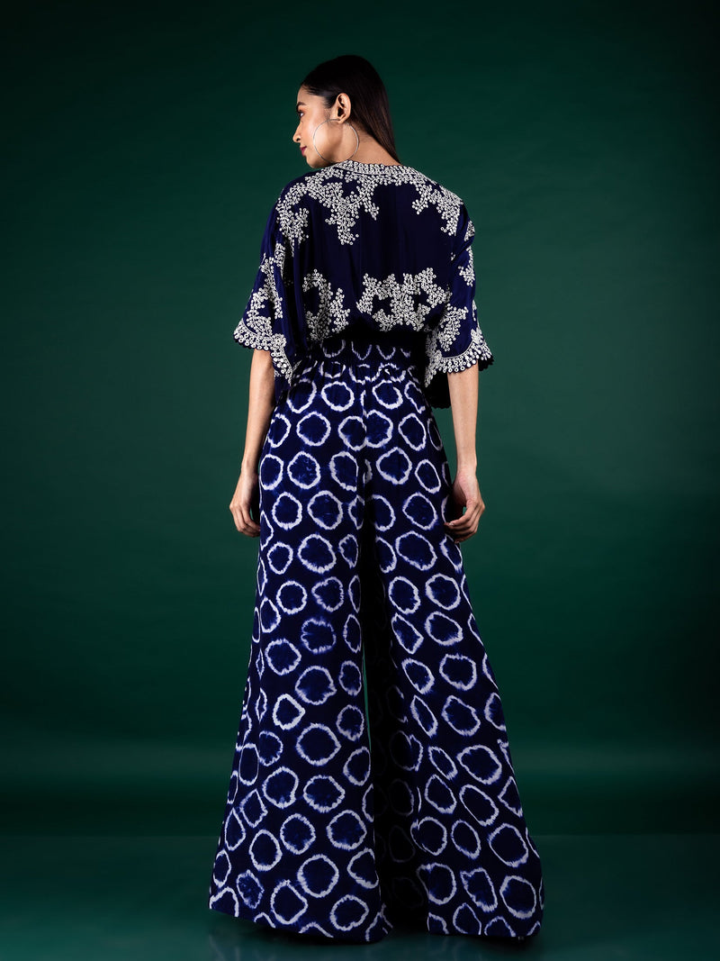 Kaftan Top & A-line Pants Set