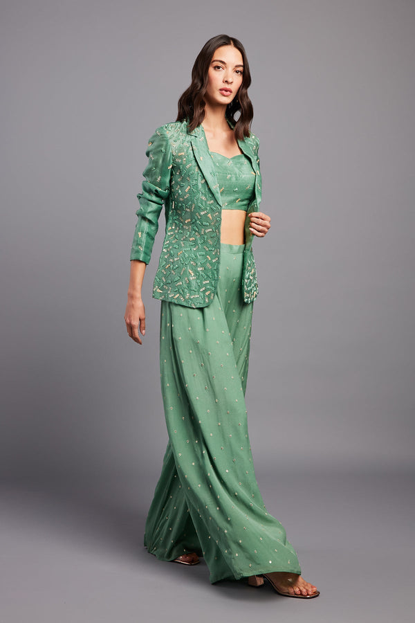Grace Organza Blazer Set