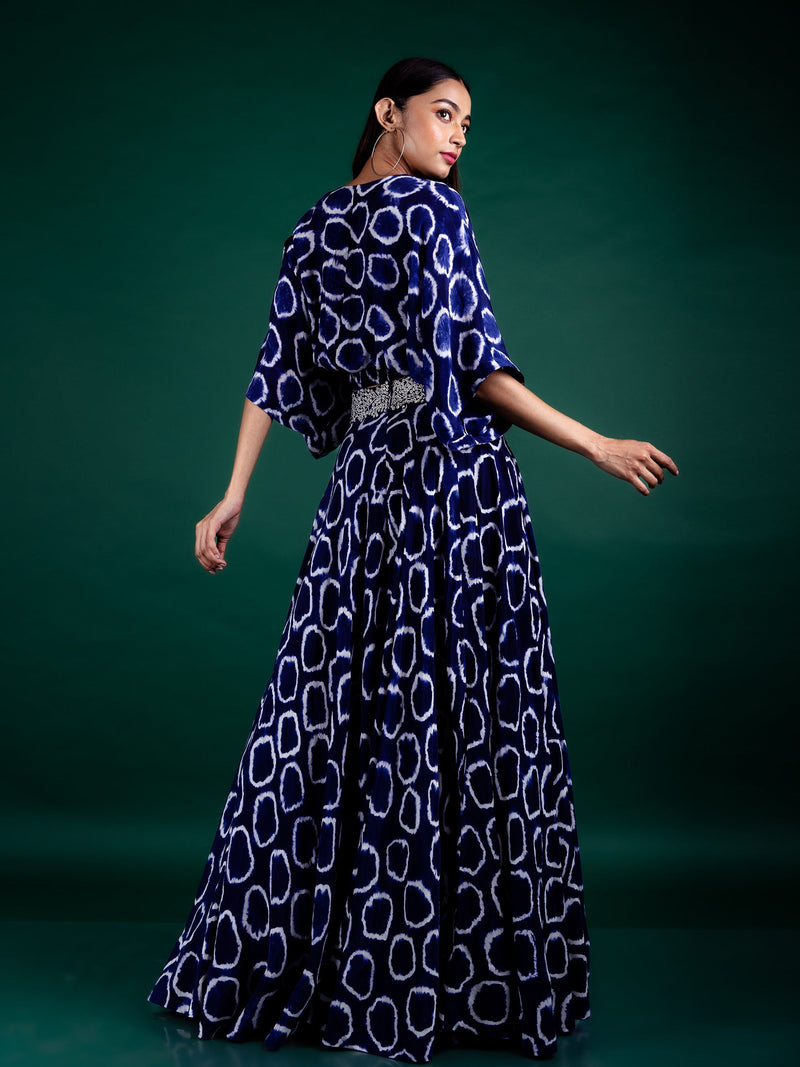 Kaftan Top & Lehenga Set