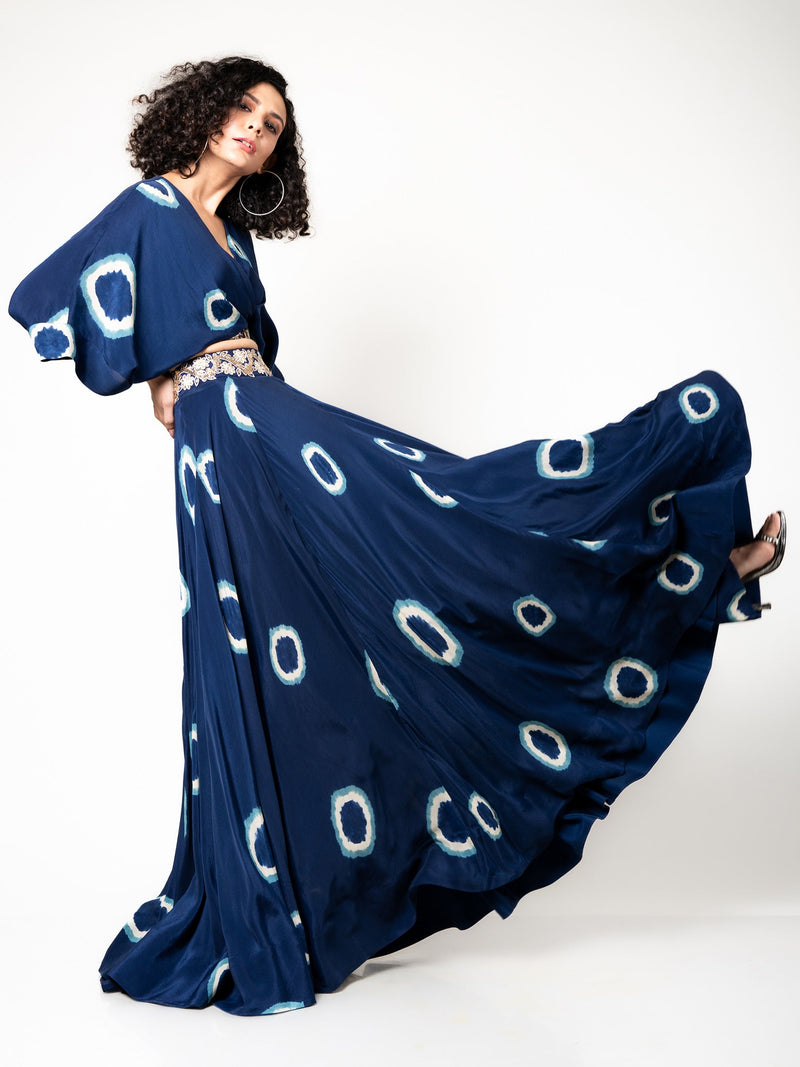 Kaftan Top & Lehenga Set