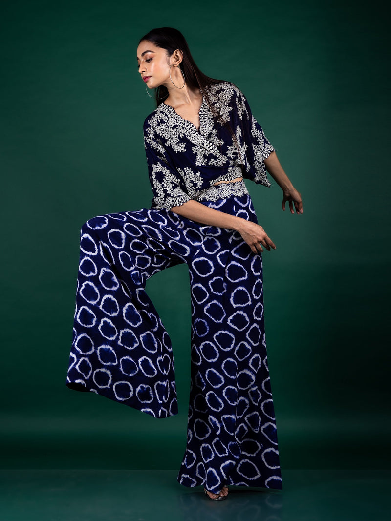 Kaftan Top & A-line Pants Set