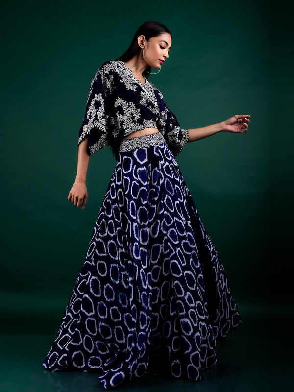 Kaftan Top & Lehenga Set