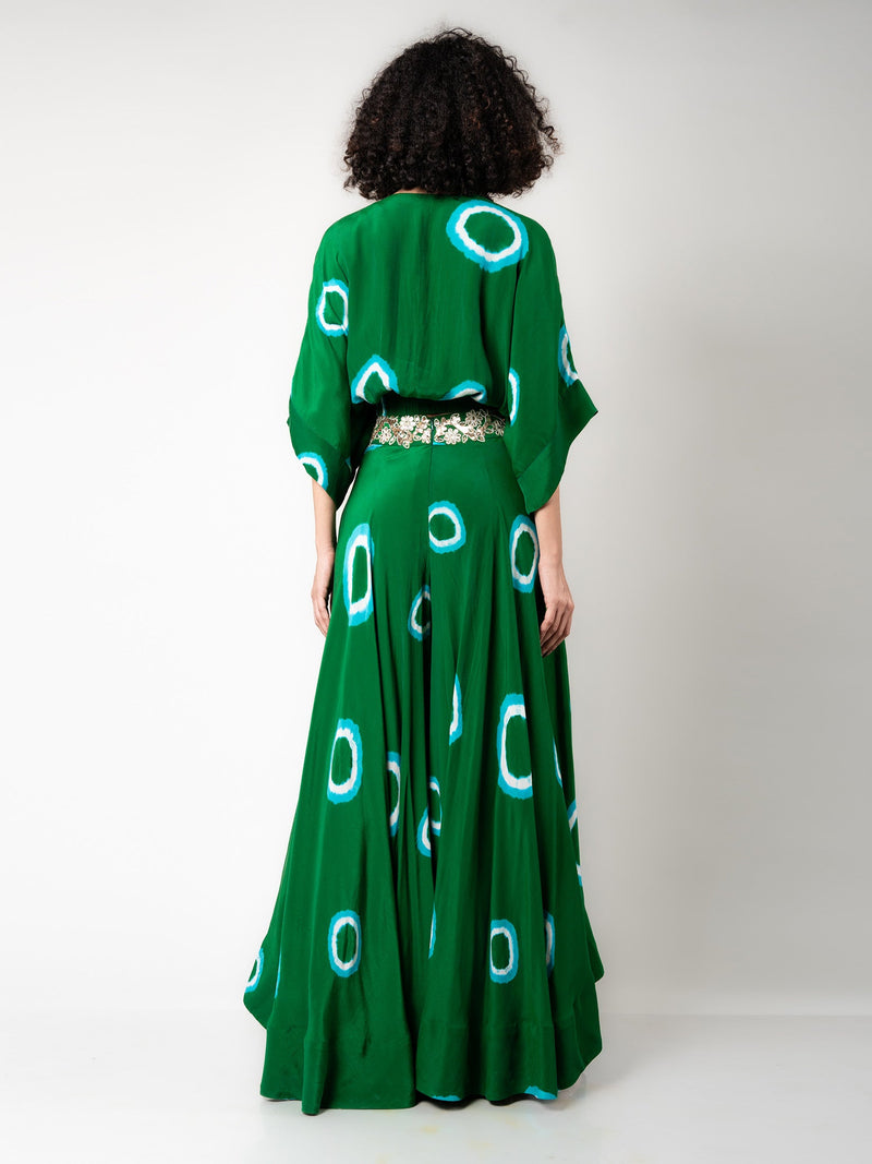 Kaftan Top & Circular Pants Set