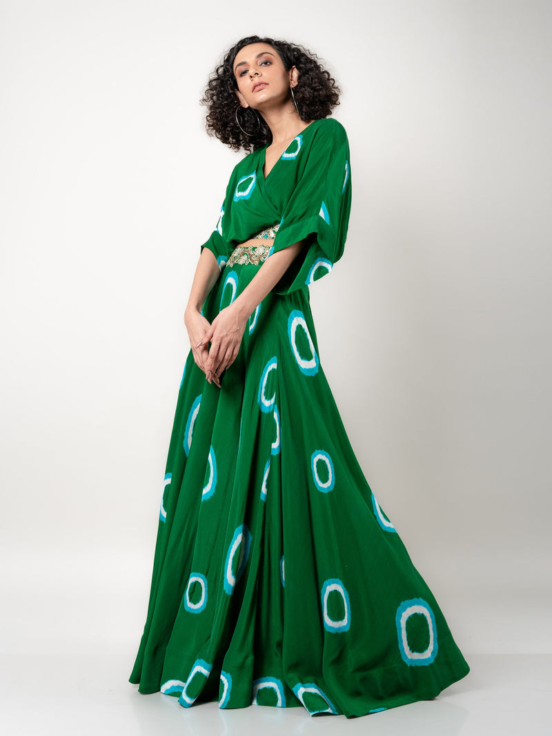 Kaftan Top & Lehenga Set