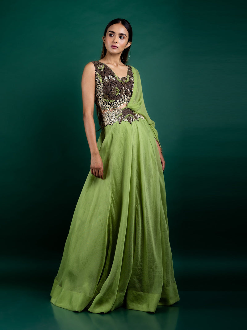 Lehenga With Blouse Set