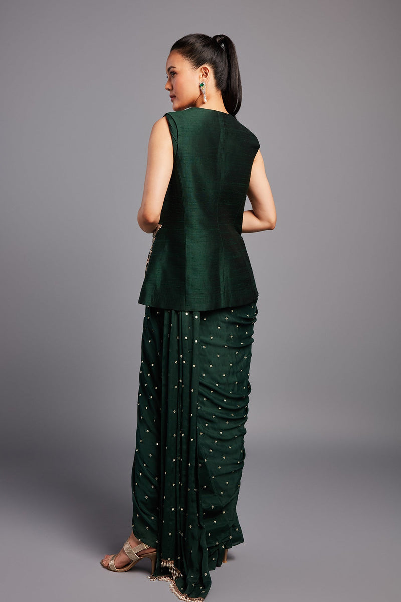Amayra Jacket Saree Set