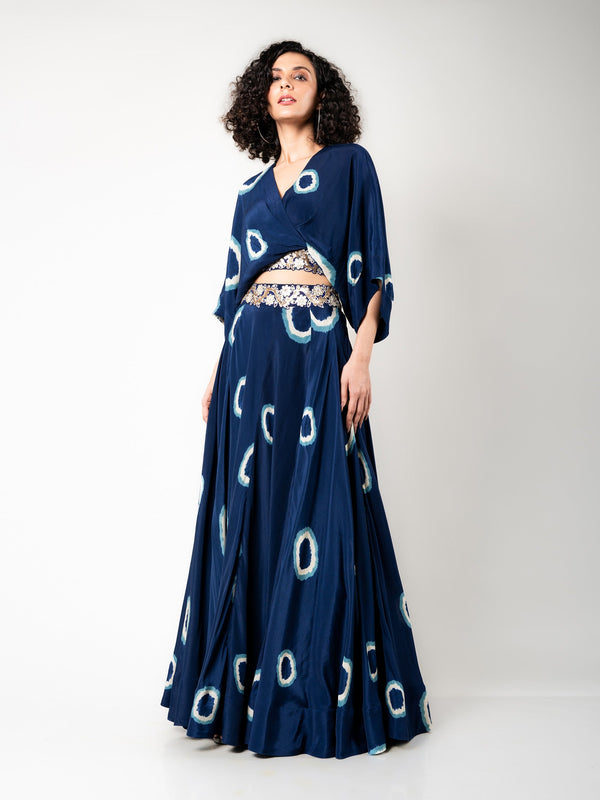 Kaftan Top & Lehenga Set
