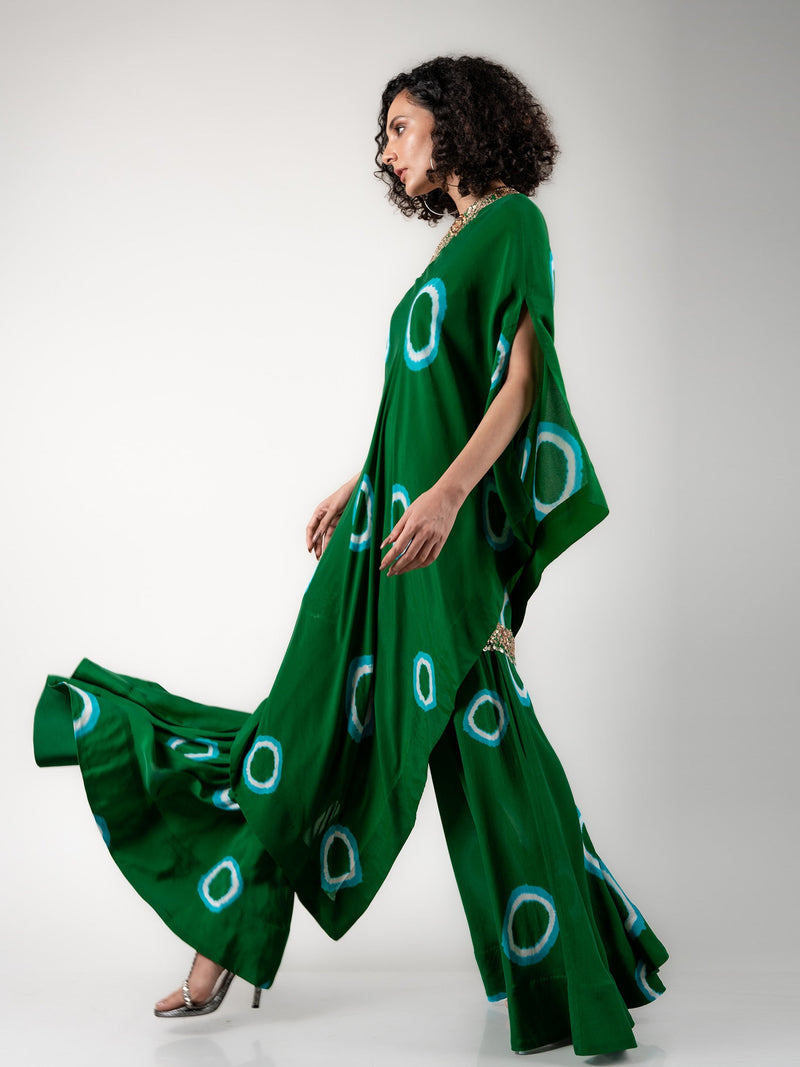 Off-shoulder Cape & Gharara Set