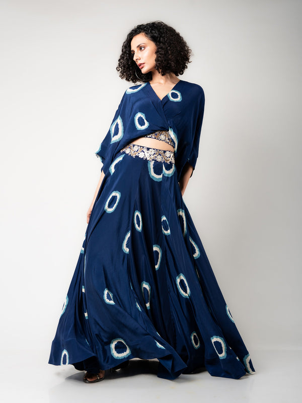 Kaftan Top & Lehenga Set