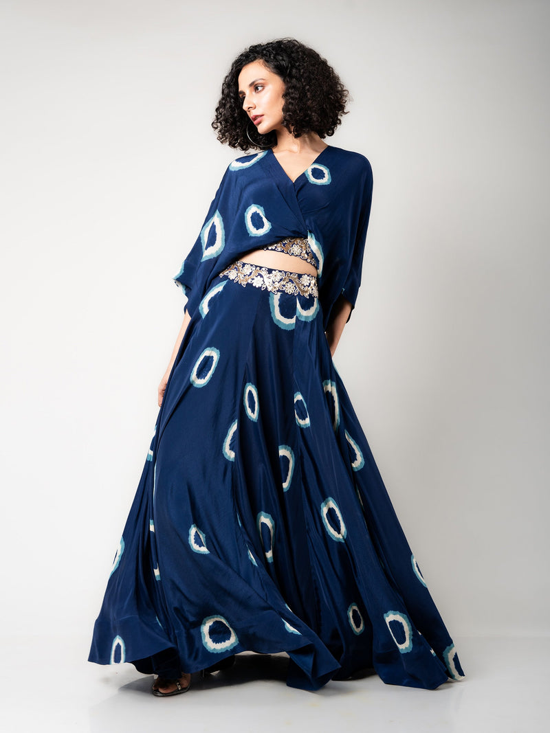 Kaftan Top & Lehenga Set