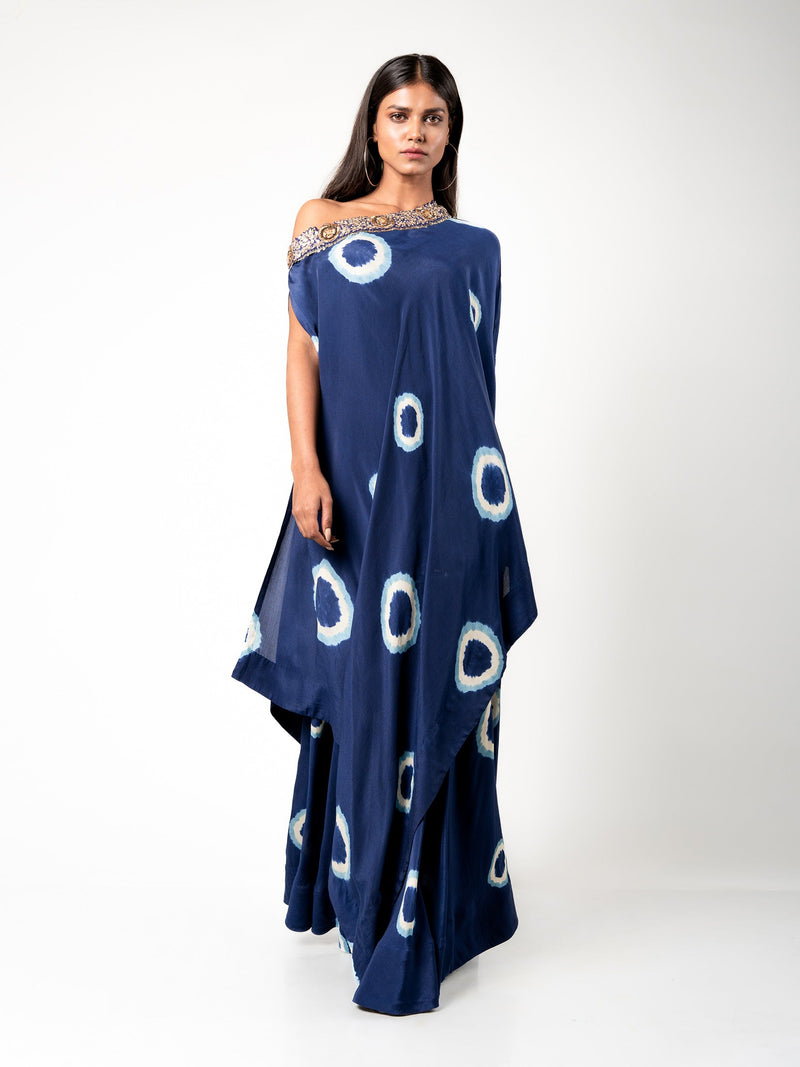 Off-Shoulder Cape & Gharara Set
