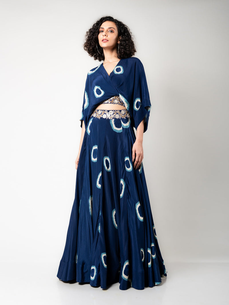Kaftan Top & Lehenga Set