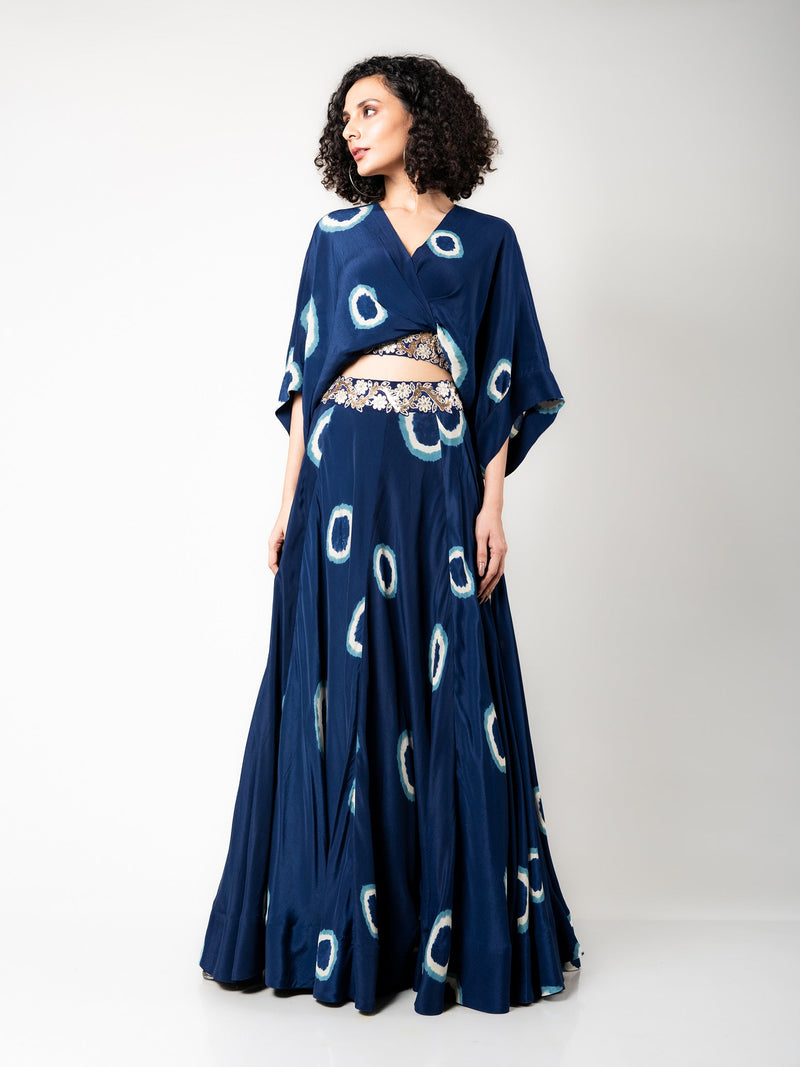 Kaftan Top & Lehenga Set