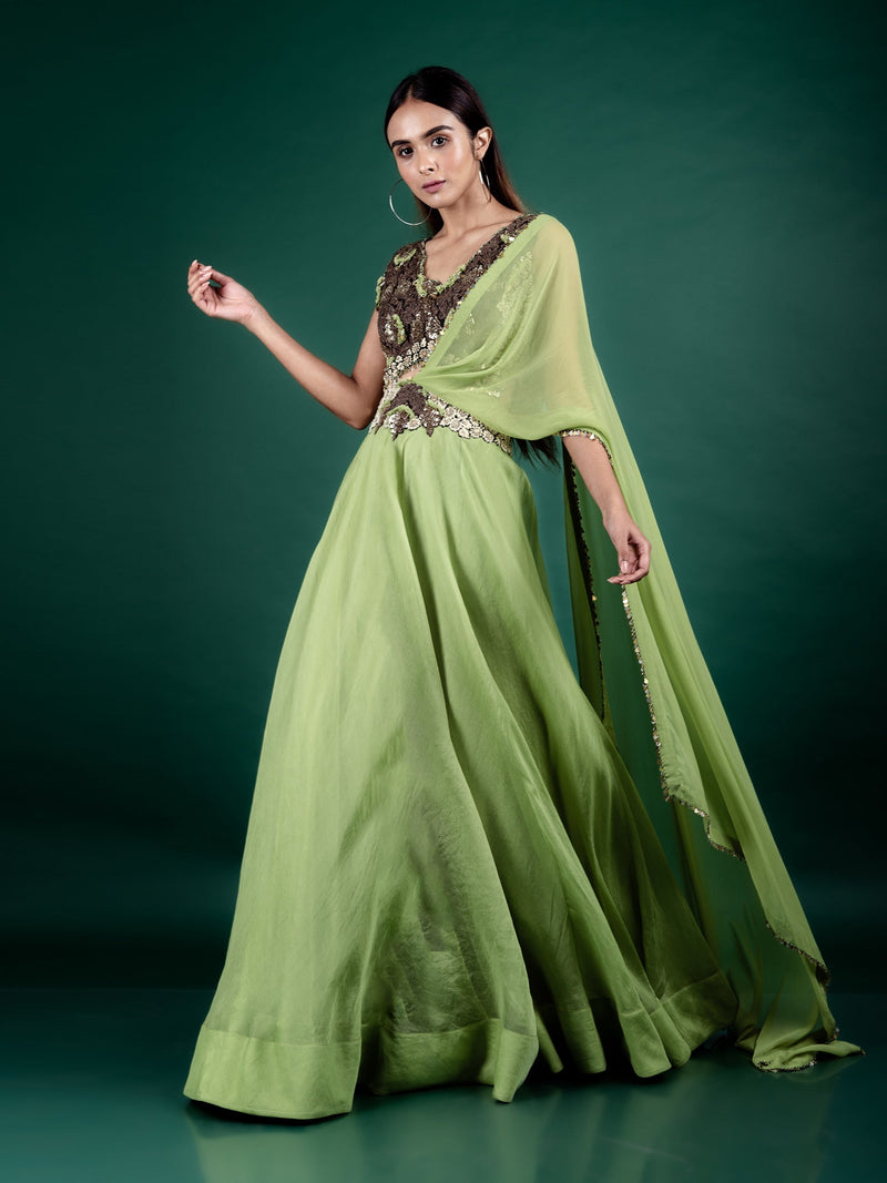 Lehenga With Blouse Set