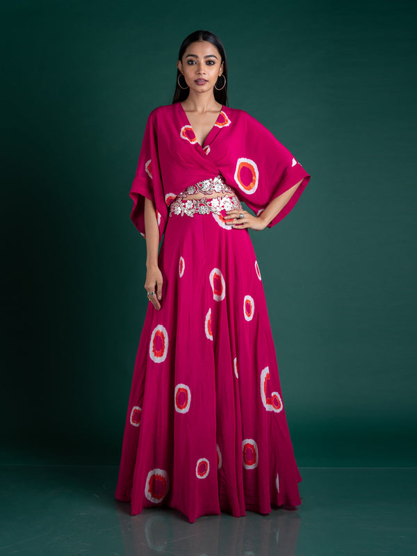 Kaftan Top & Lehenga Set