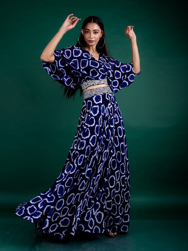 Kaftan Top & Lehenga Set